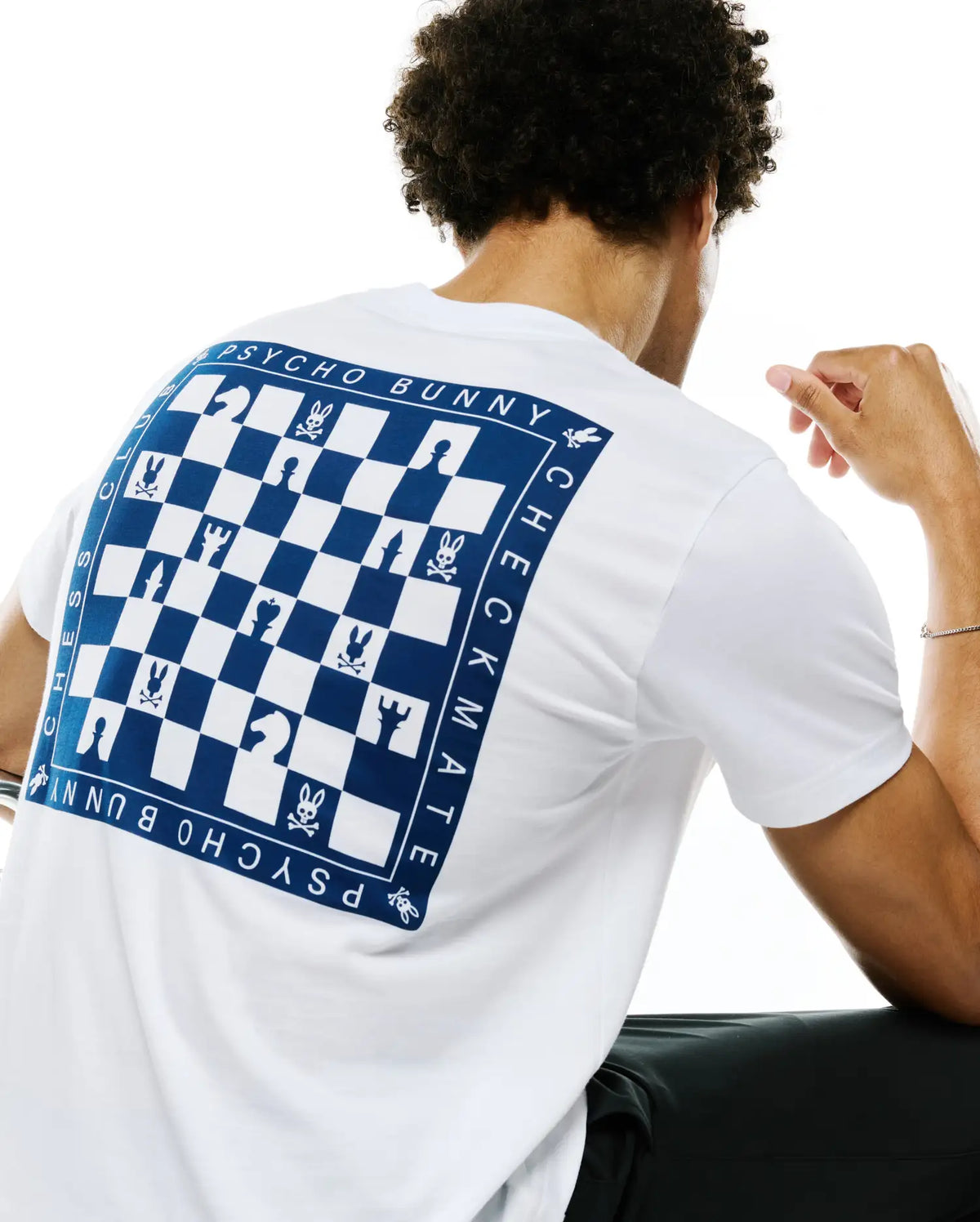 Premium MENS KNIGHT PIMA COTTON BACK GRAPHIC TEE