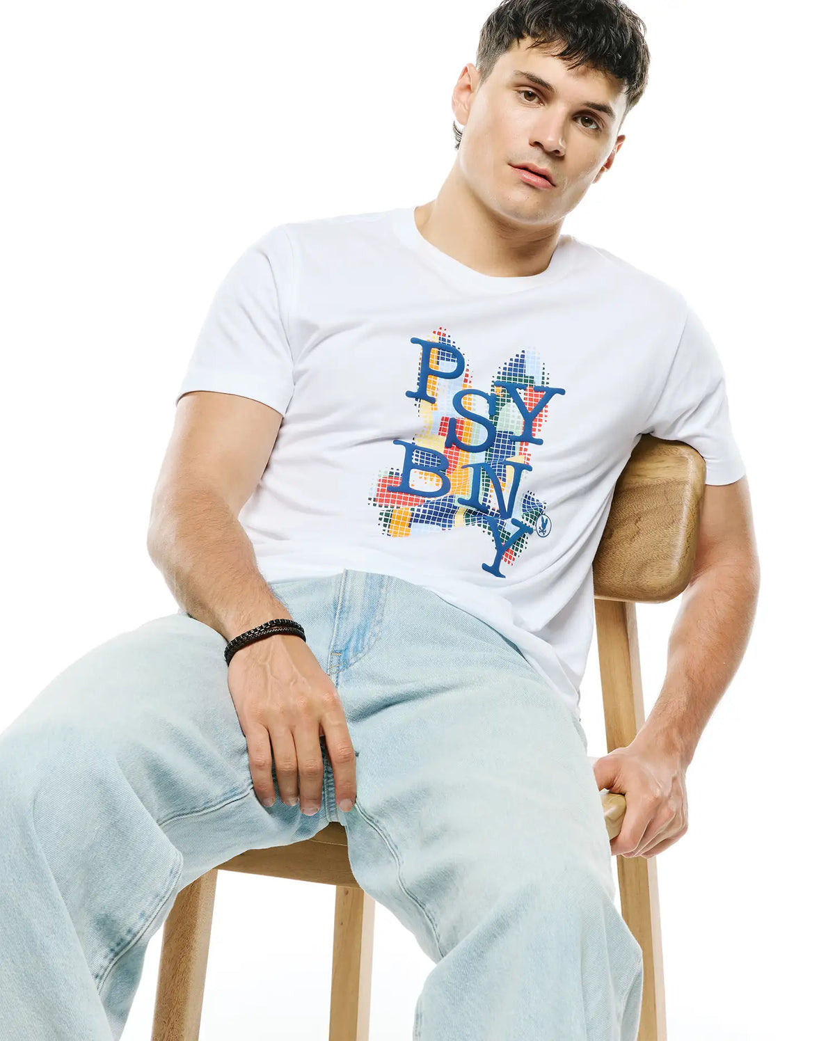 Premium MENS WES PIMA COTTON GRAPHIC TEE