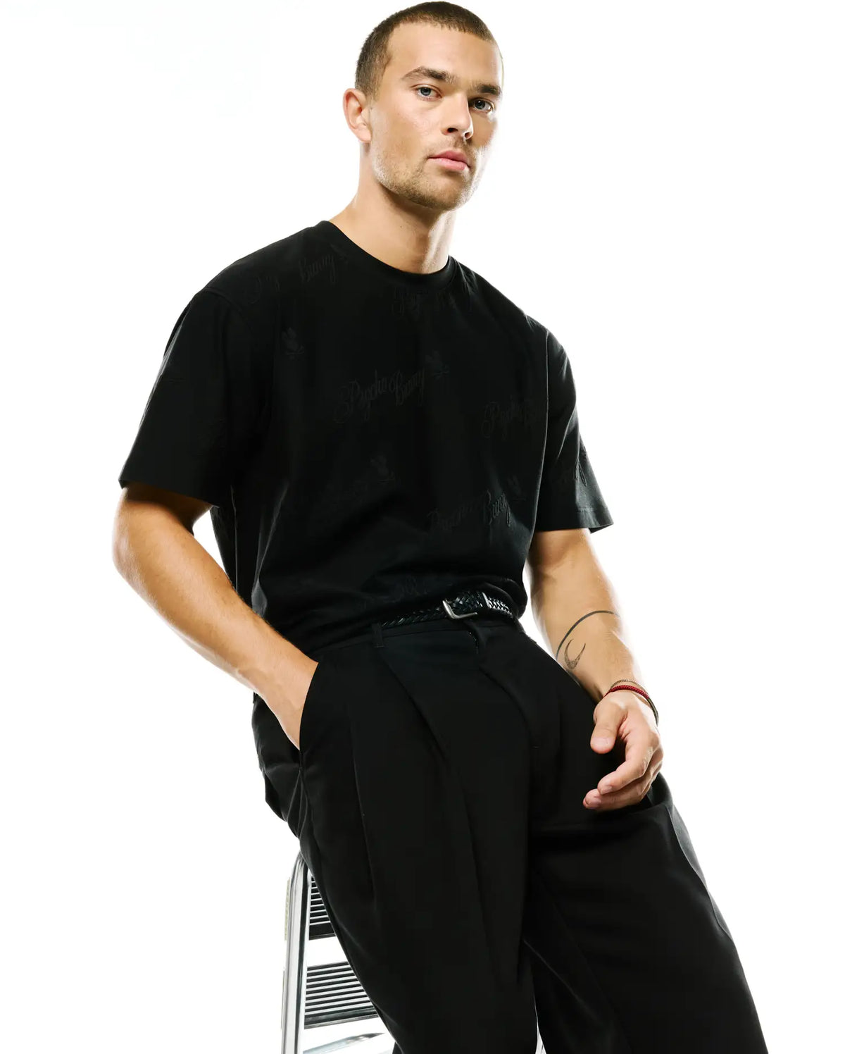 Premium MENS LENNY RELAXED JACQUARD TEE