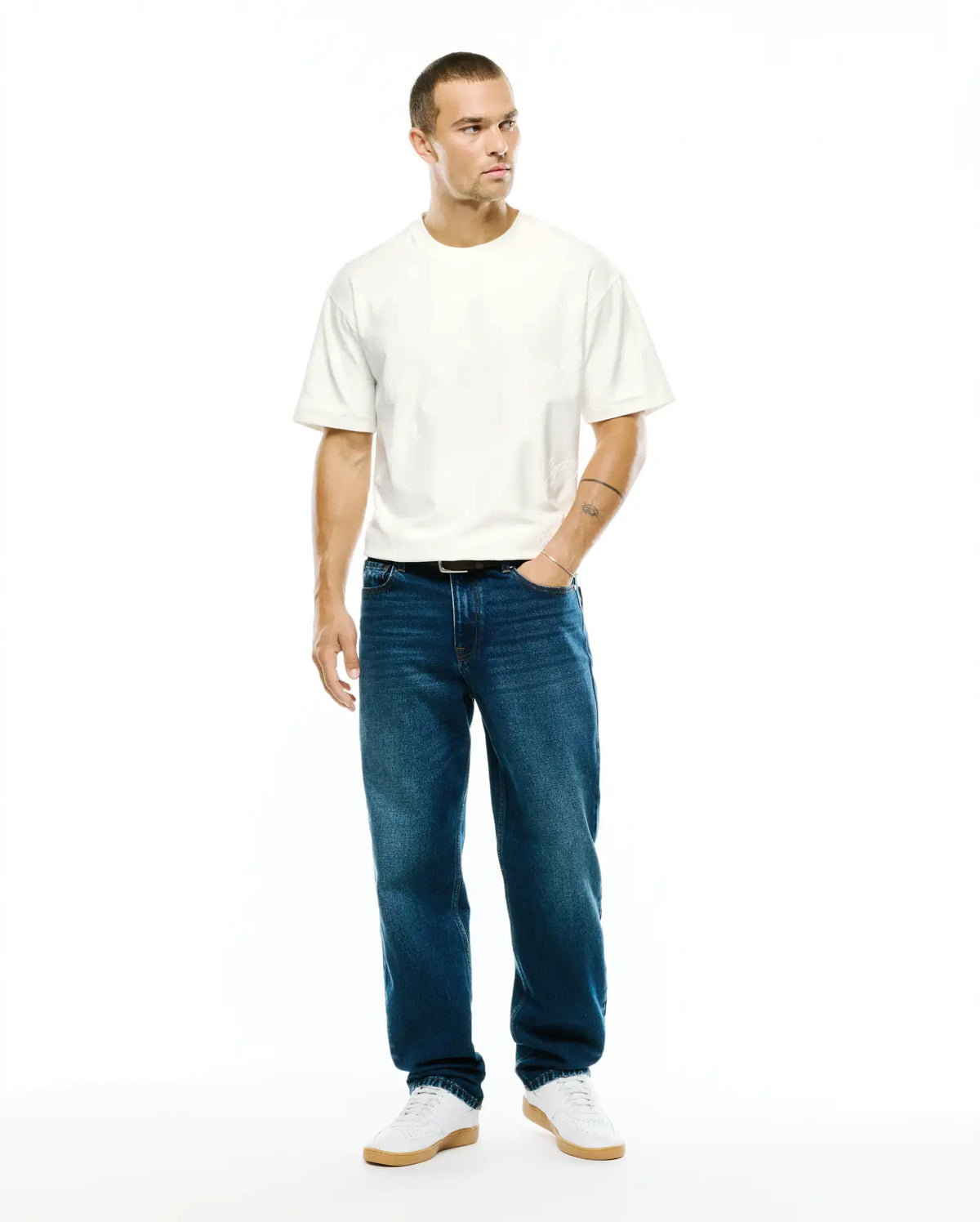 Premium MENS LENNY RELAXED JACQUARD TEE