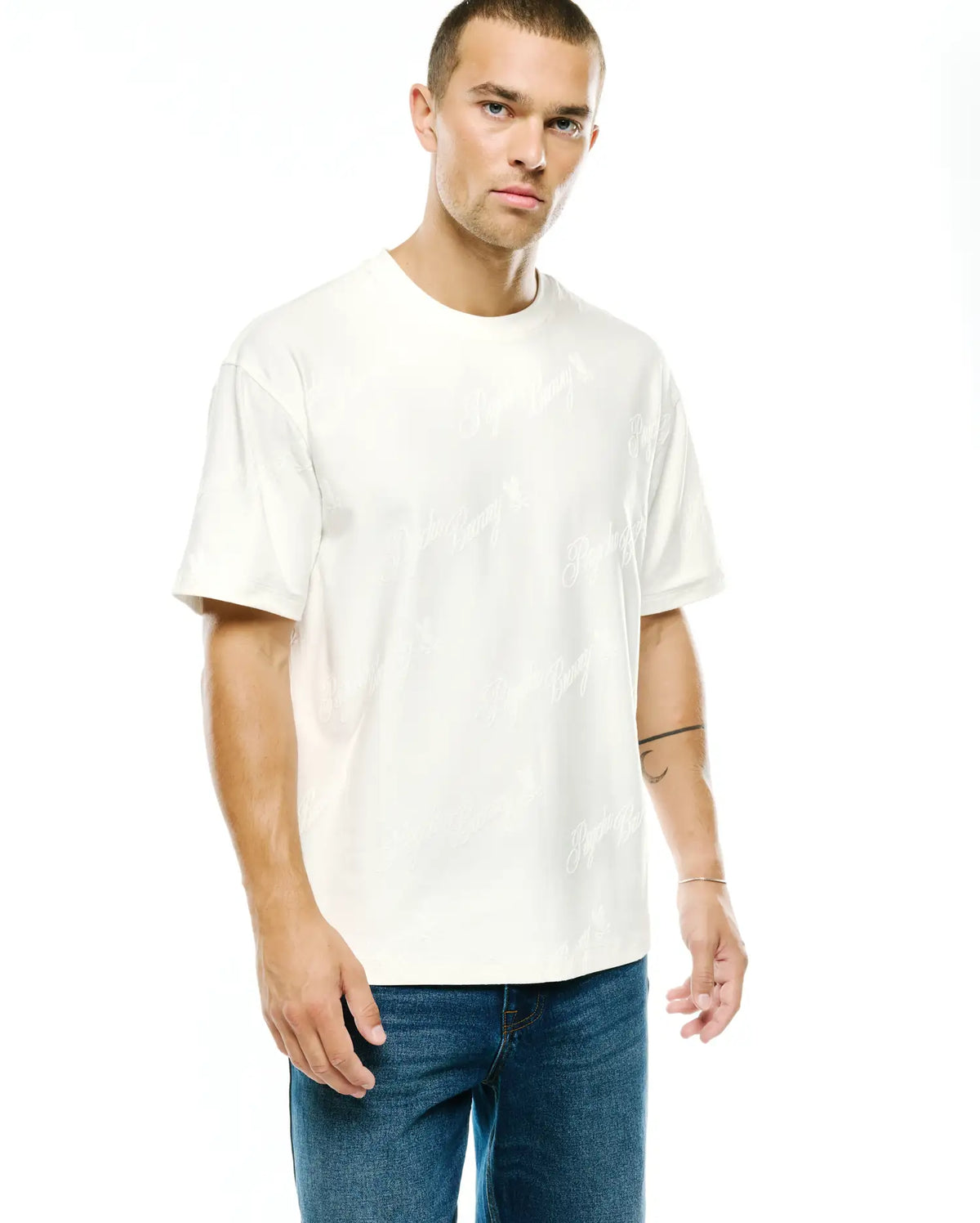Premium MENS LENNY RELAXED JACQUARD TEE