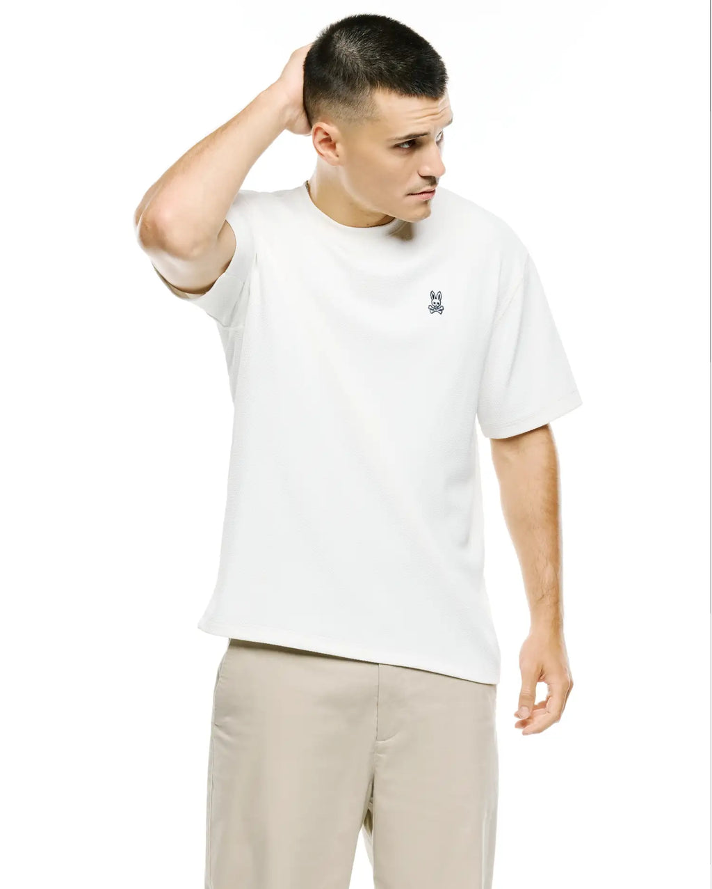 Premium MENS NASIR TEXTURED OVERSIZED-FIT TEE