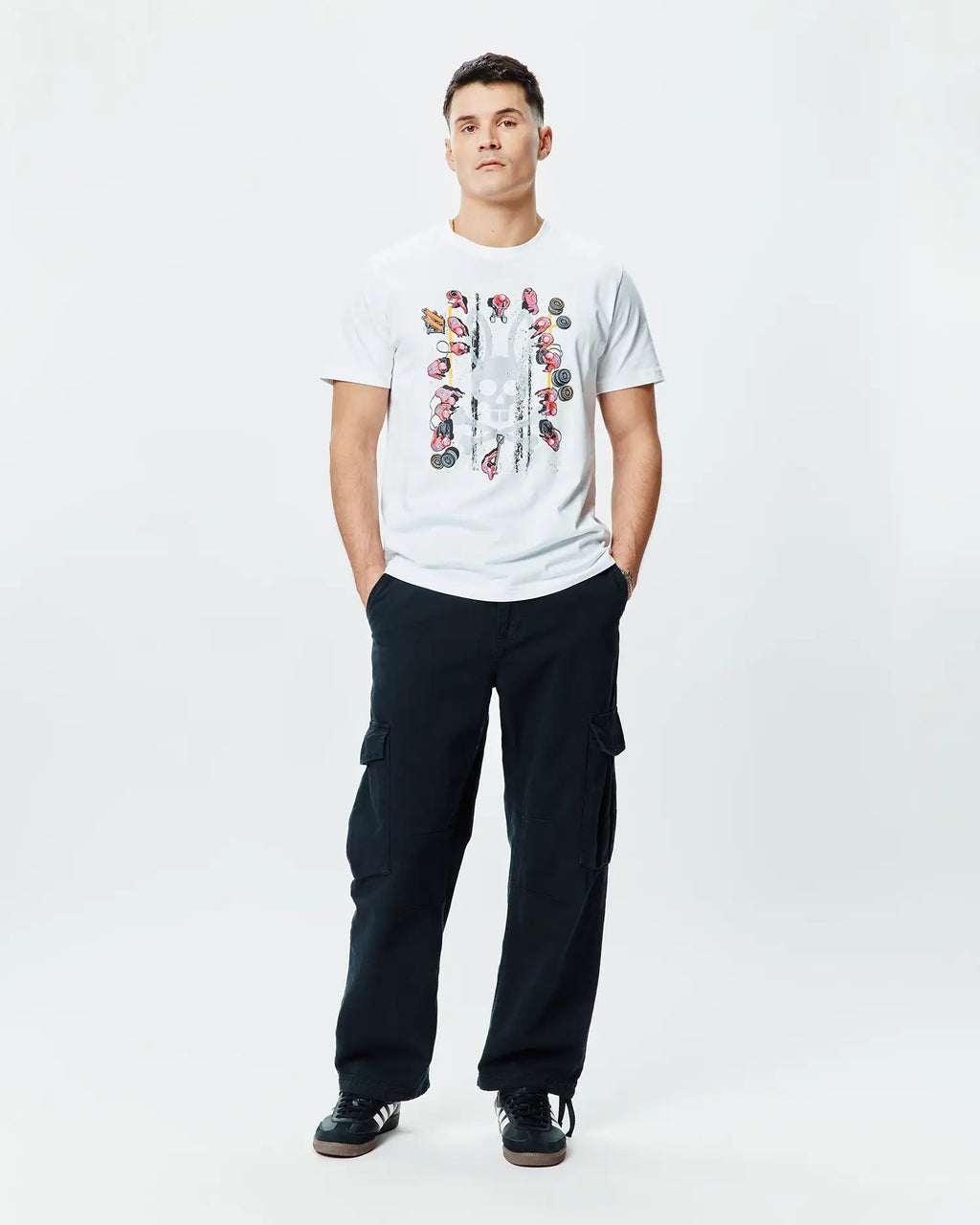 Premium MENS RACE BUNNY GRAPHIC TEE