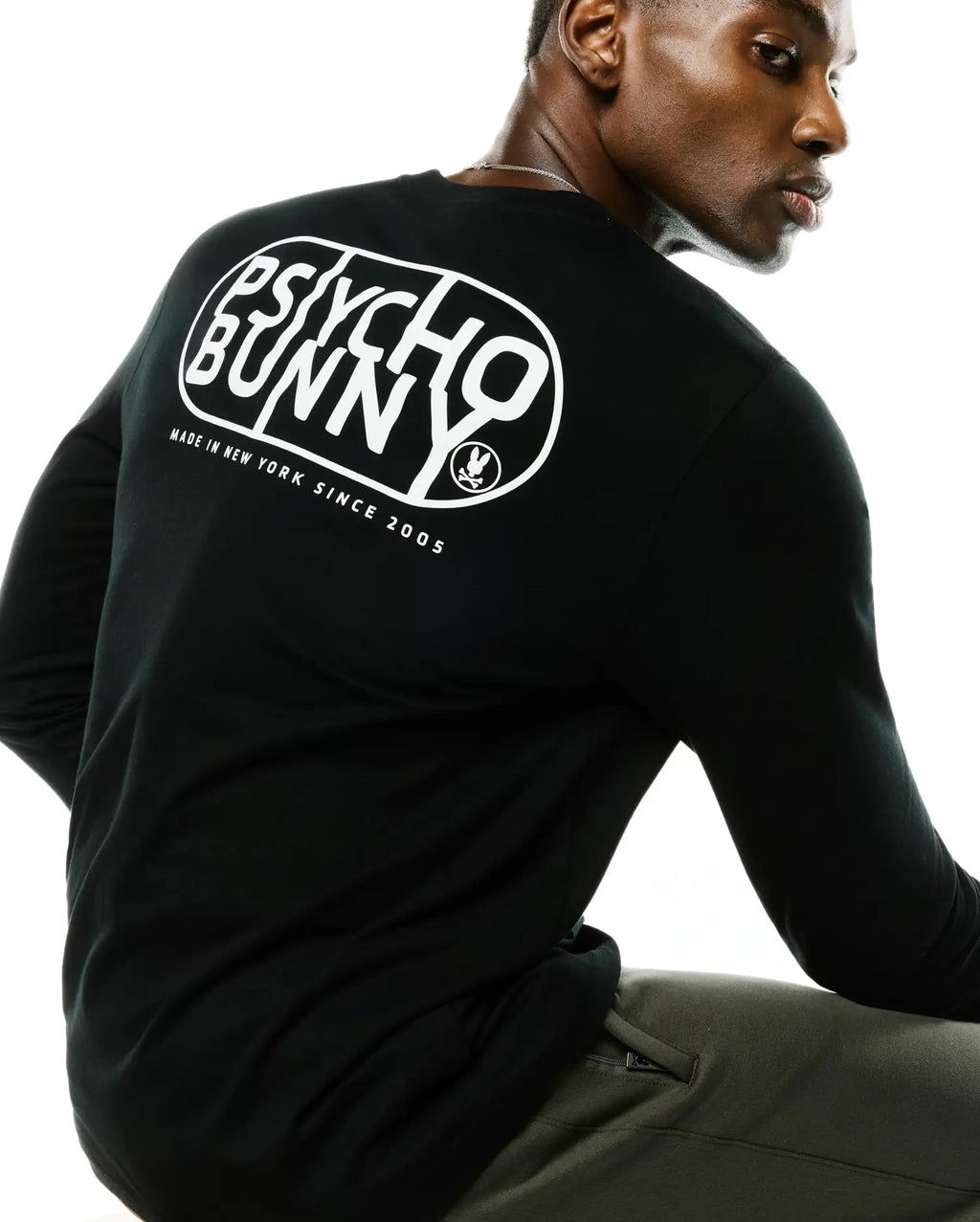 Premium MENS DARIEL LONG SLEEVE GRAPHIC TEE