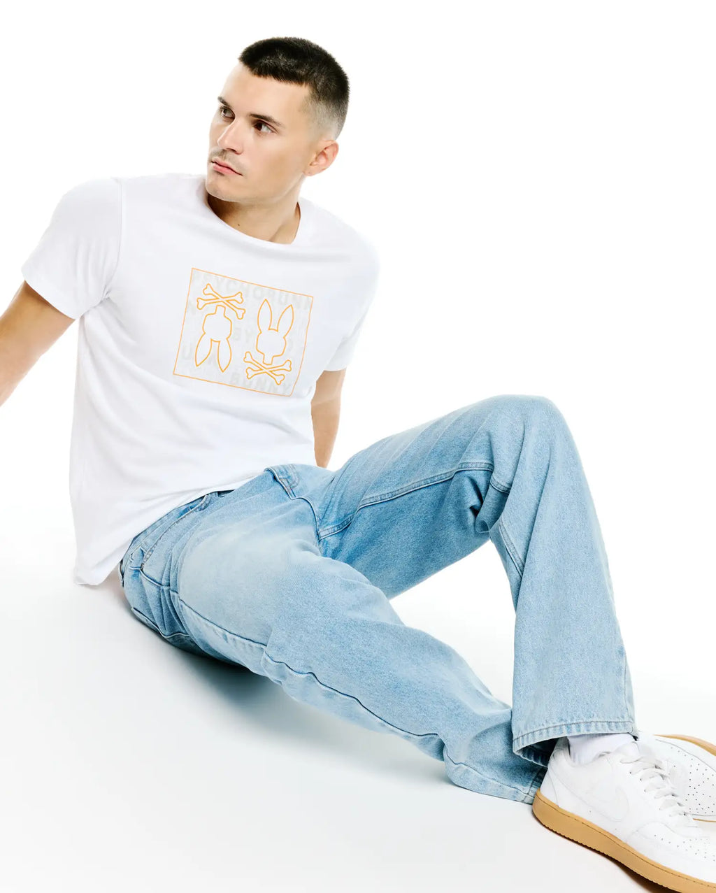 Premium MENS GOLD COAST PIMA COTTON GRAPHIC TEE
