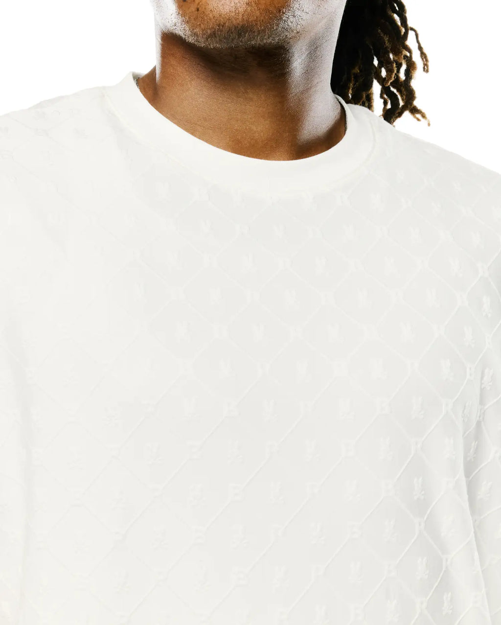 Premium MENS GARRY JACQUARD OVERSIZED-FIT TEE