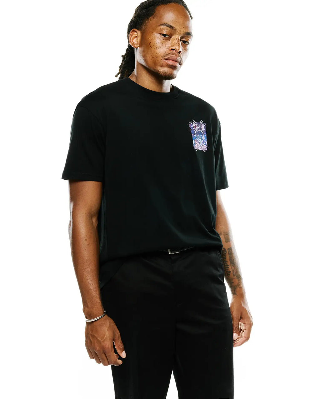 Premium MENS ISAAC SPLATTER BACK GRAPHIC TEE