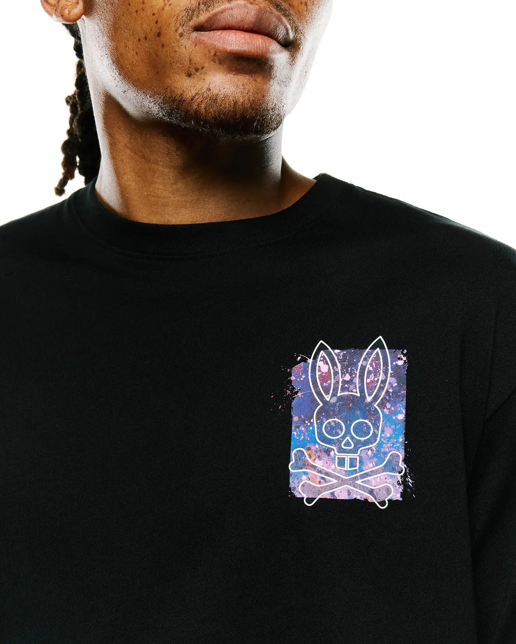 Premium MENS ISAAC SPLATTER BACK GRAPHIC TEE