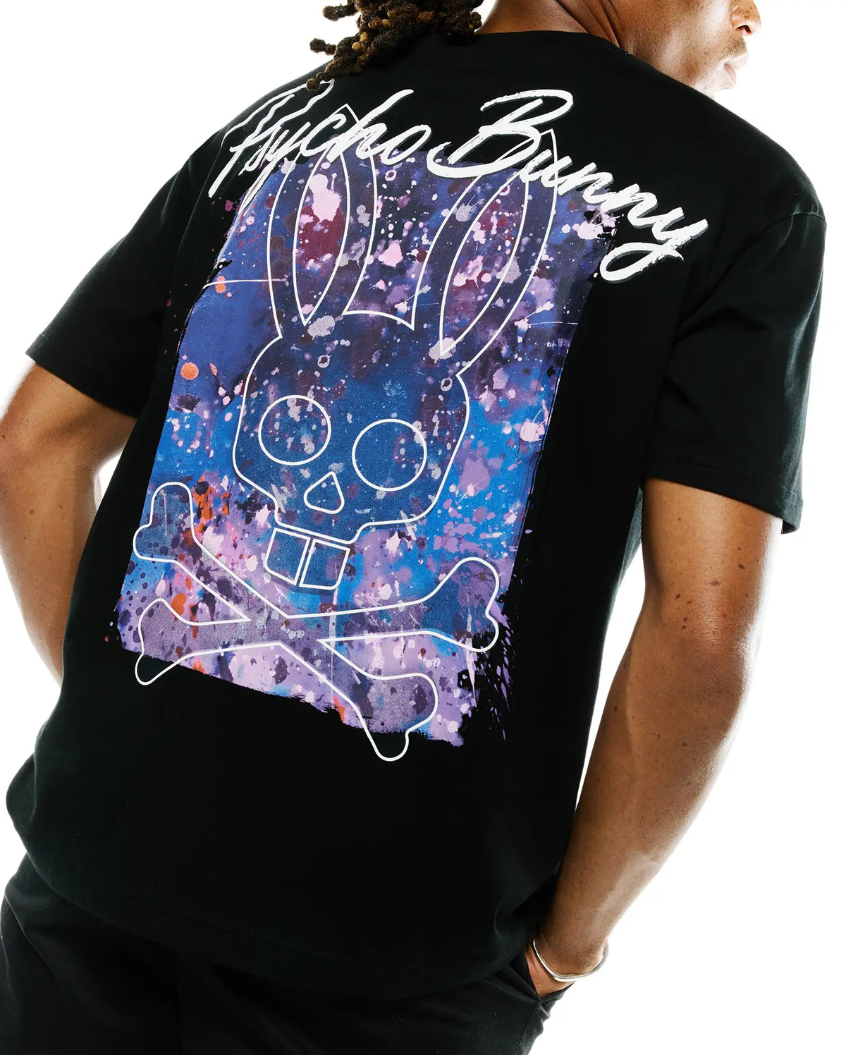 Premium MENS ISAAC SPLATTER BACK GRAPHIC TEE
