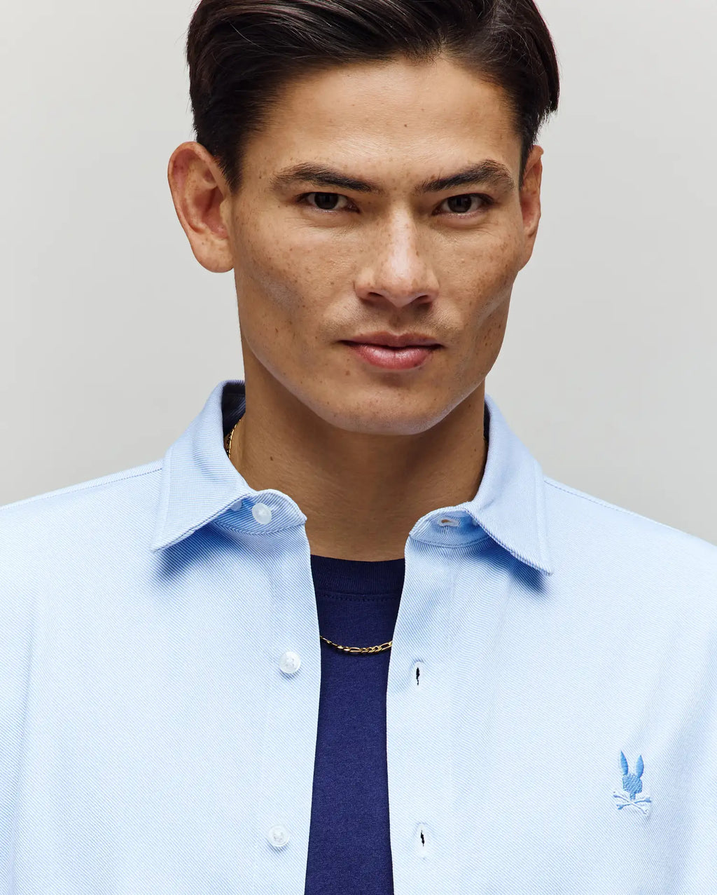 Premium MENS JIM JERSEY STRIPED KNIT SHIRT