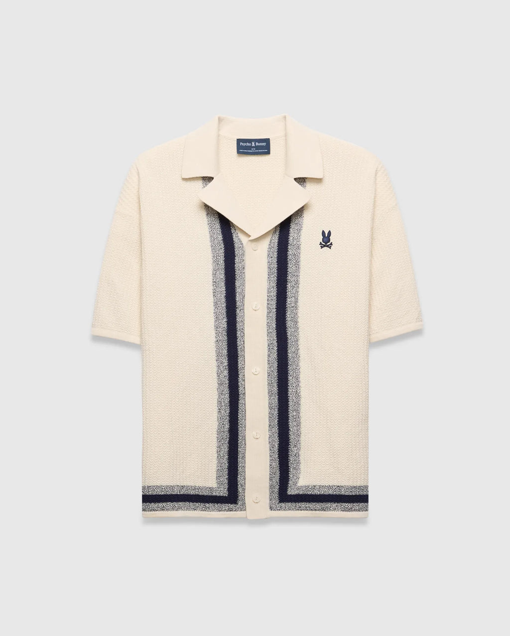 Premium MENS GILES RELAXED FIT BORDER KNIT SHIRT