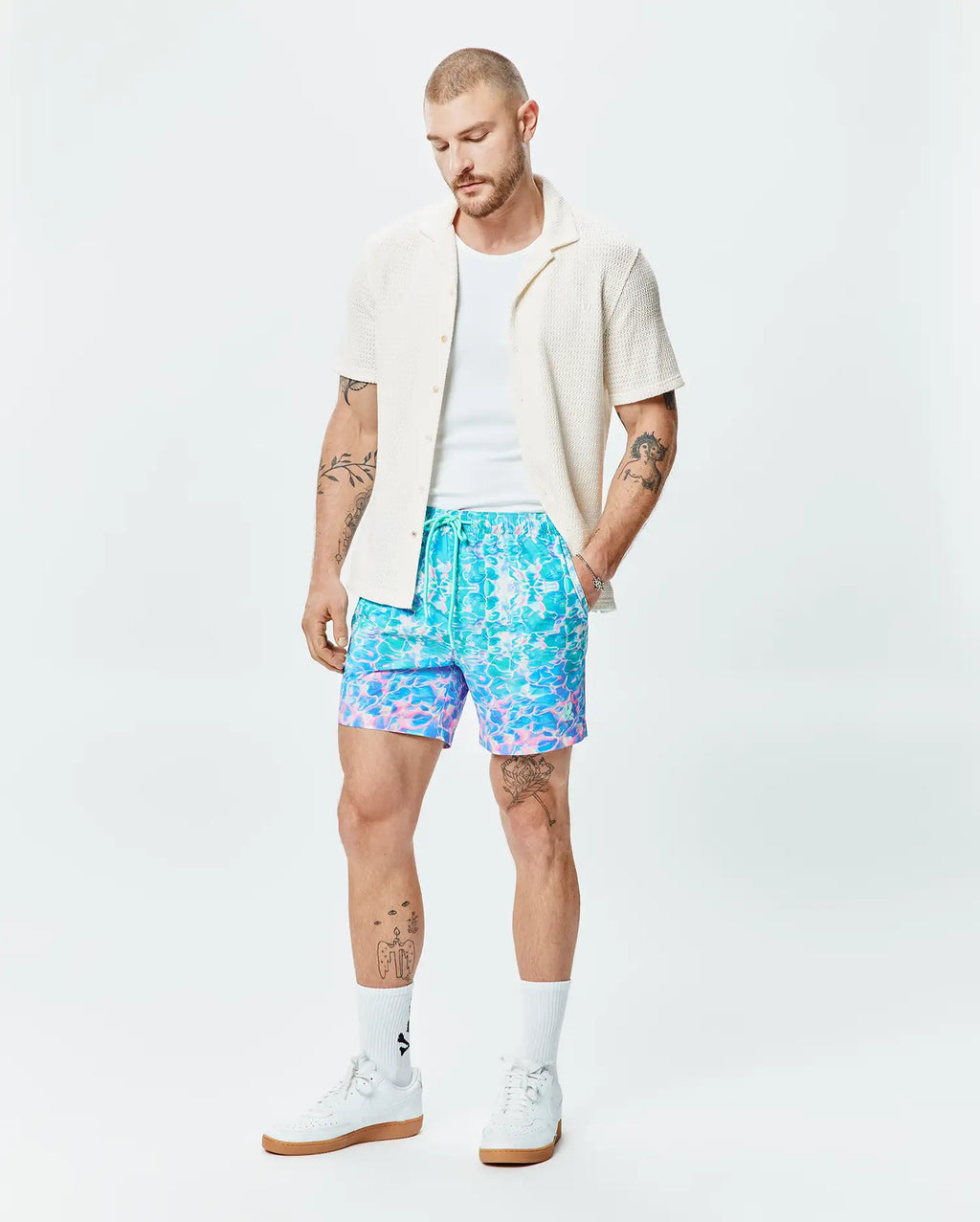 Premium MENS ACHILLE CROCHET SHIRT