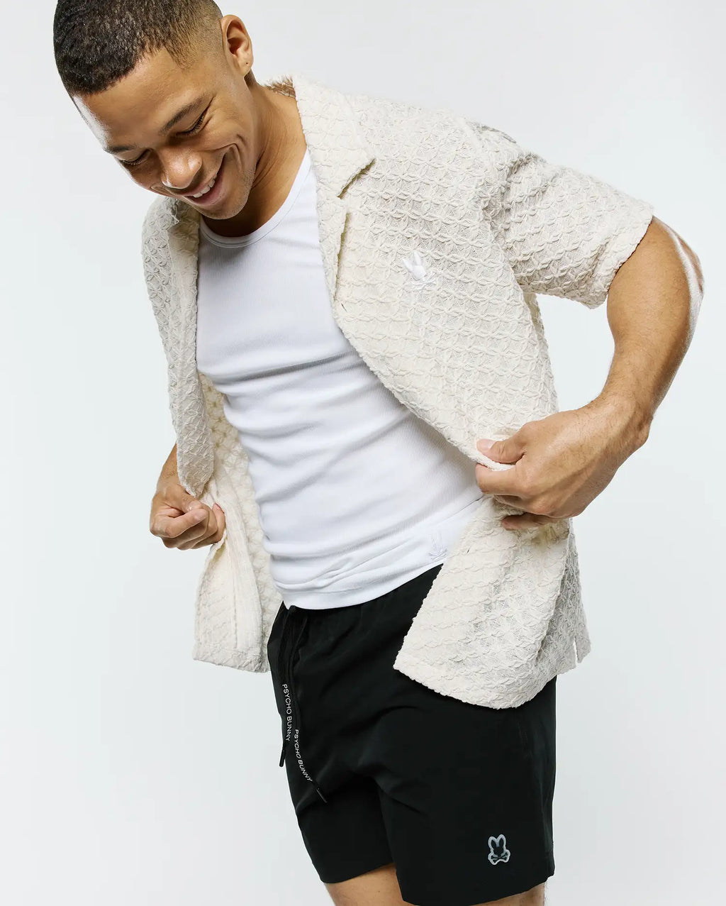 Premium MENS ELI CROCHET SHIRT