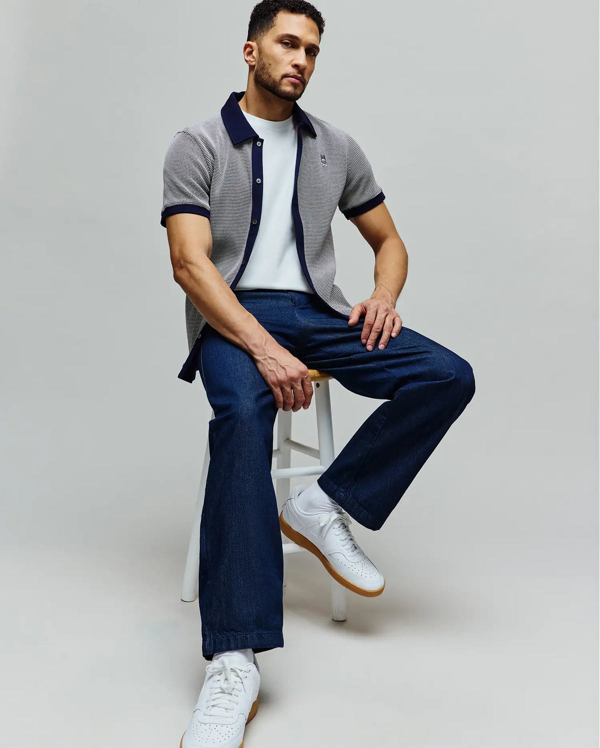 Premium MENS MAXTON WAFFLE SHIRT