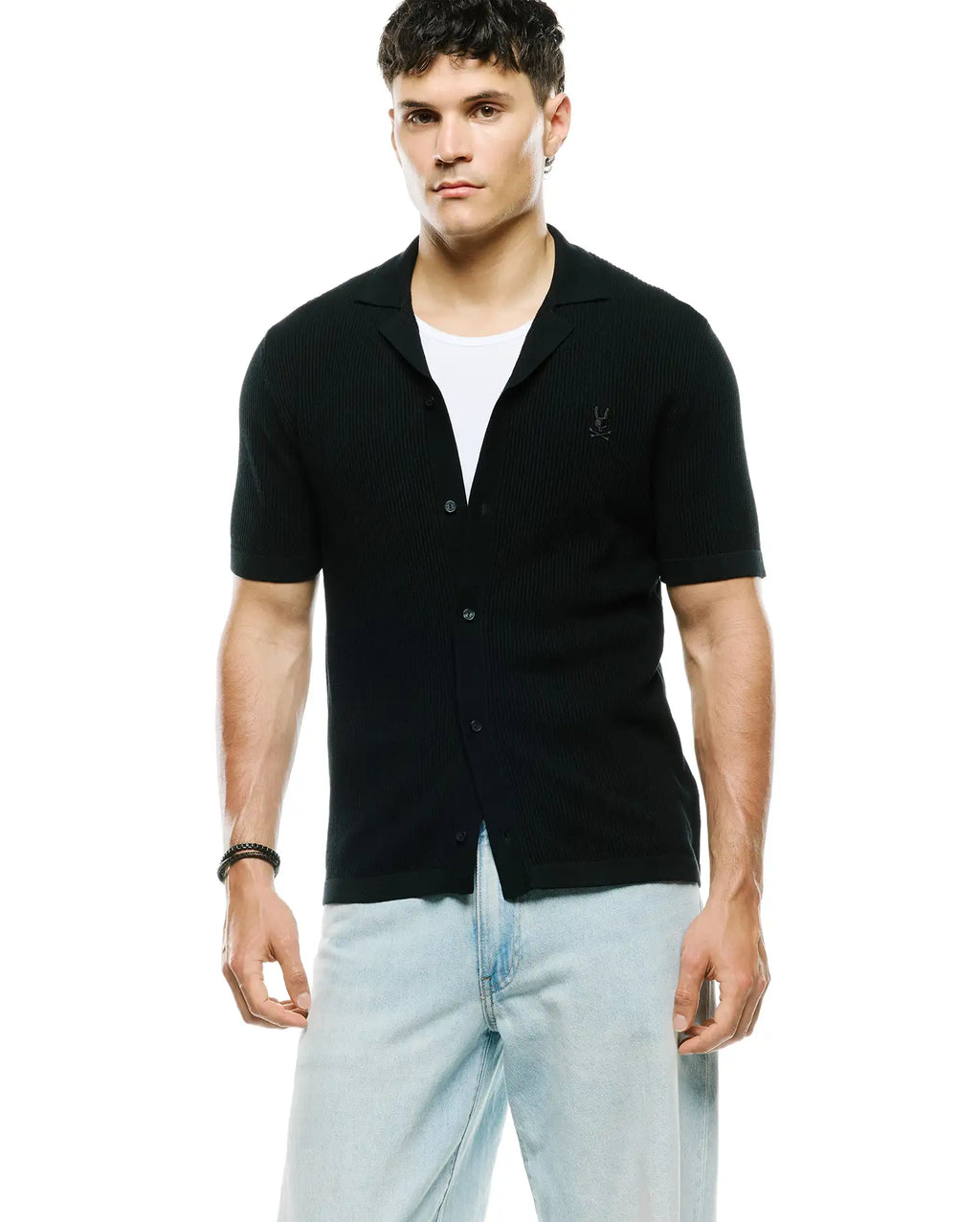 Premium MENS YANN KNIT CAMP SHIRT