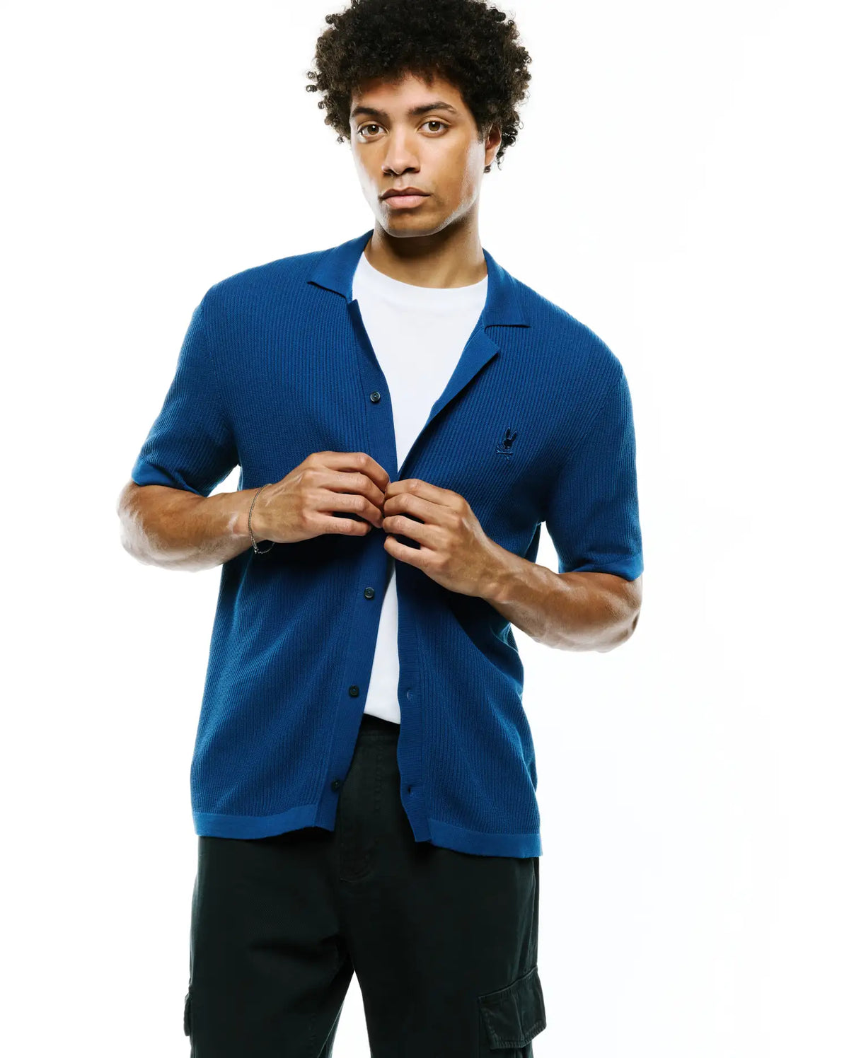 Premium MENS YANN KNIT CAMP SHIRT