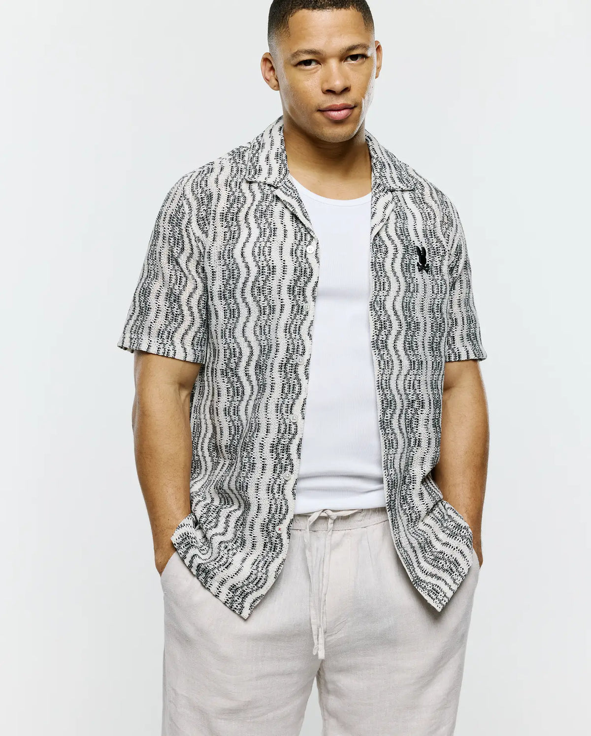 Premium MENS DAVE CROCHET SHIRT