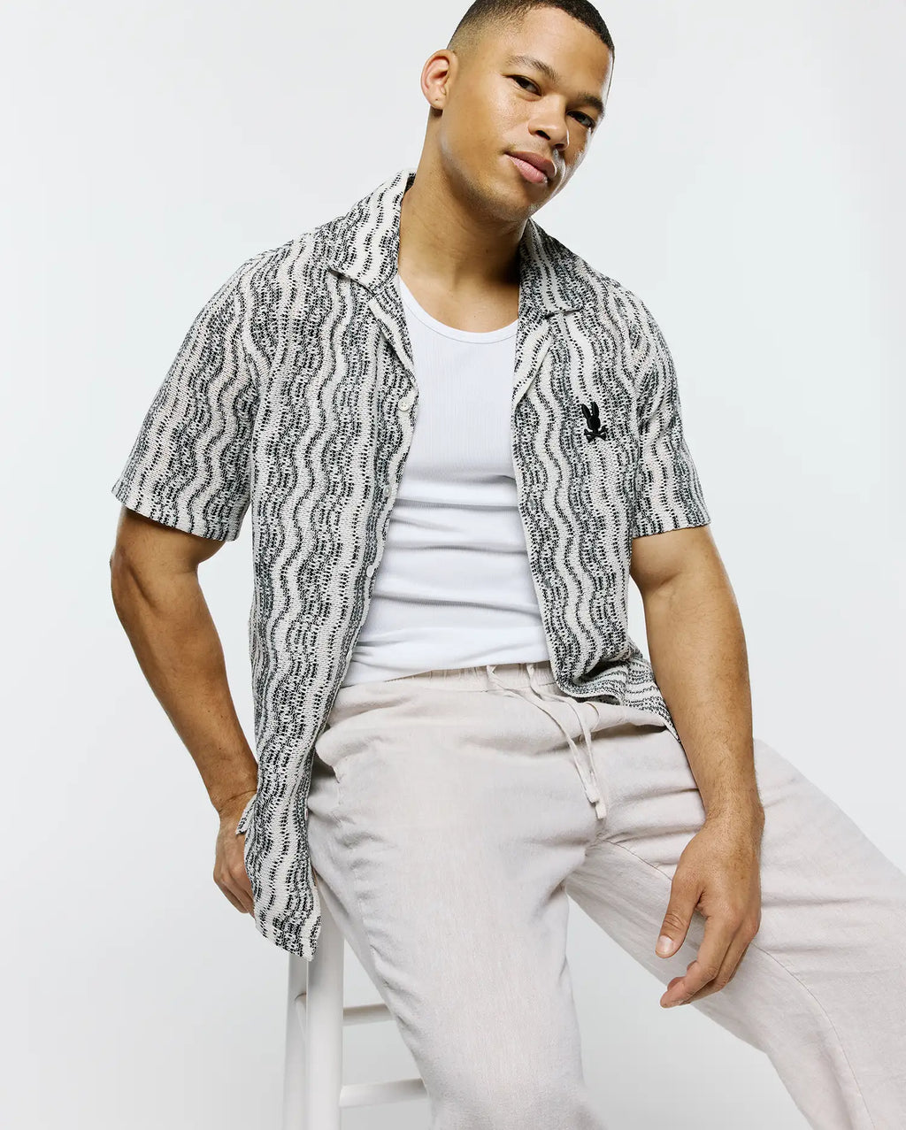 Premium MENS DAVE CROCHET SHIRT