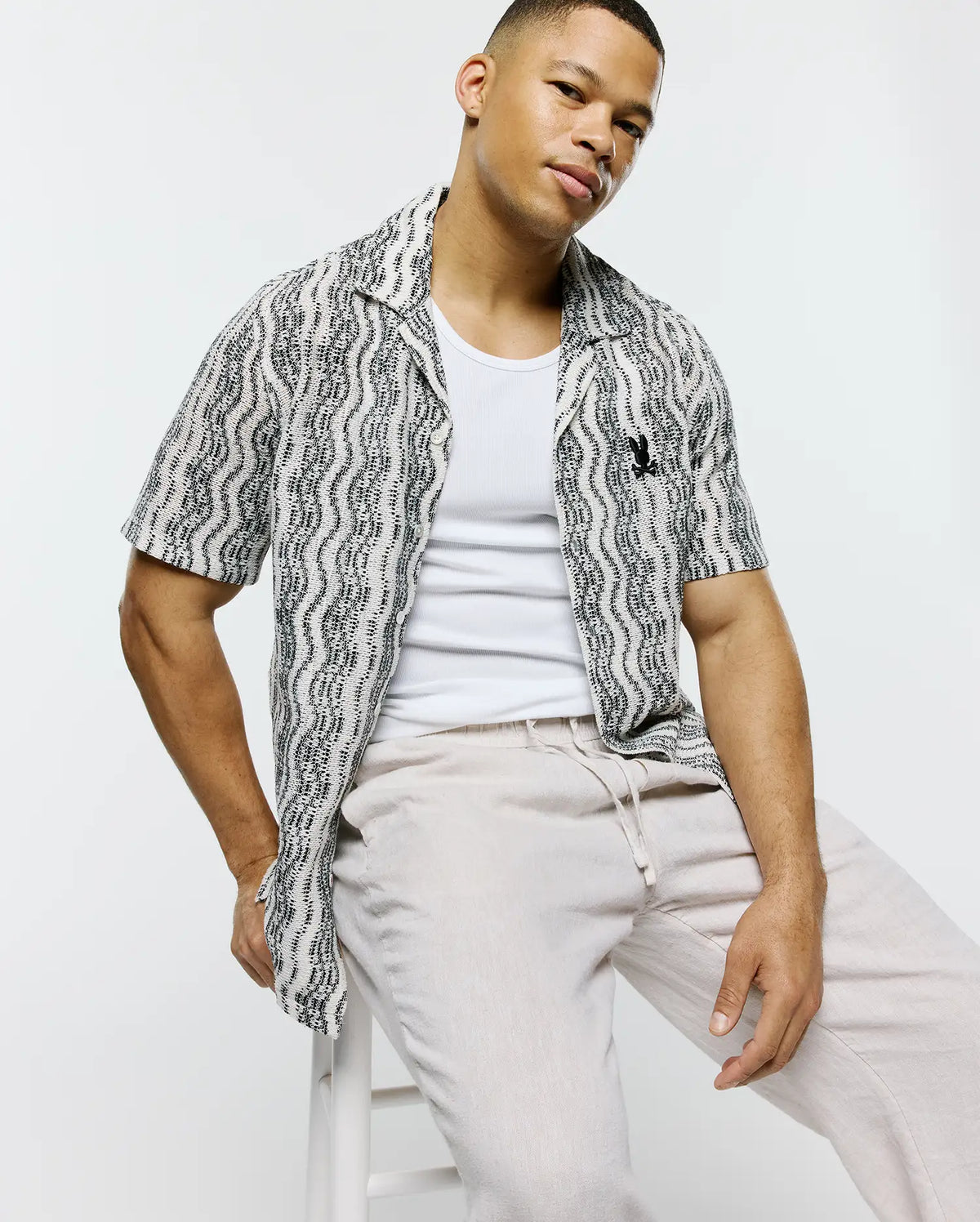 Premium MENS DAVE CROCHET SHIRT