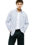 Premium MENS JIM PIMA STRIPE KNIT SHIRT