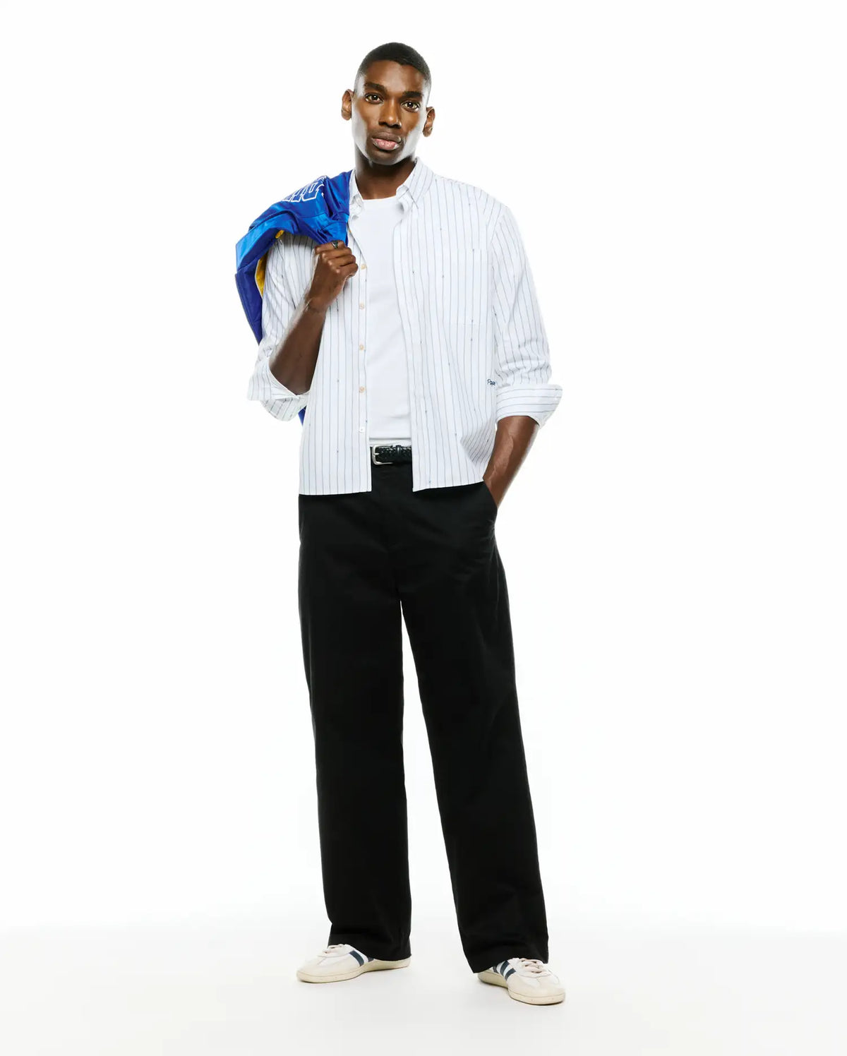 Premium MENS PEYTON OVERSIZED STRIPE SHIRT