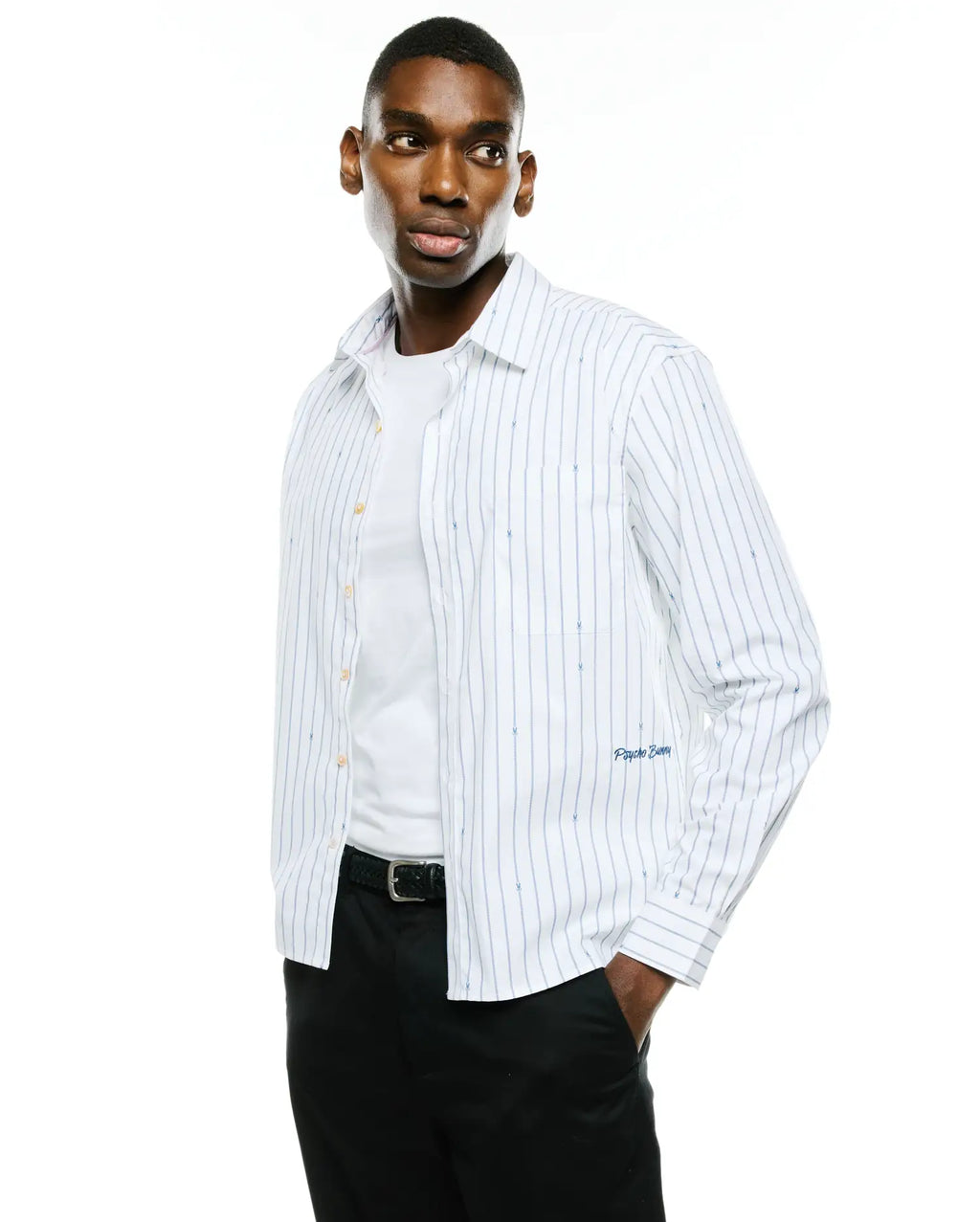 Premium MENS PEYTON OVERSIZED STRIPE SHIRT