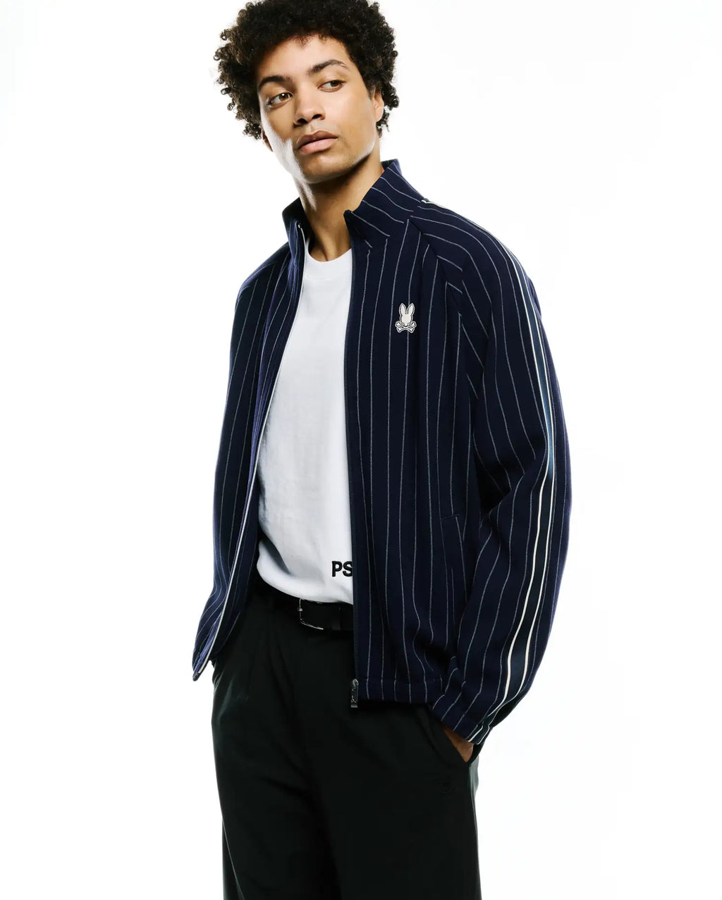Premium MENS HARLAND PINSTRIPE TRACK JACKET