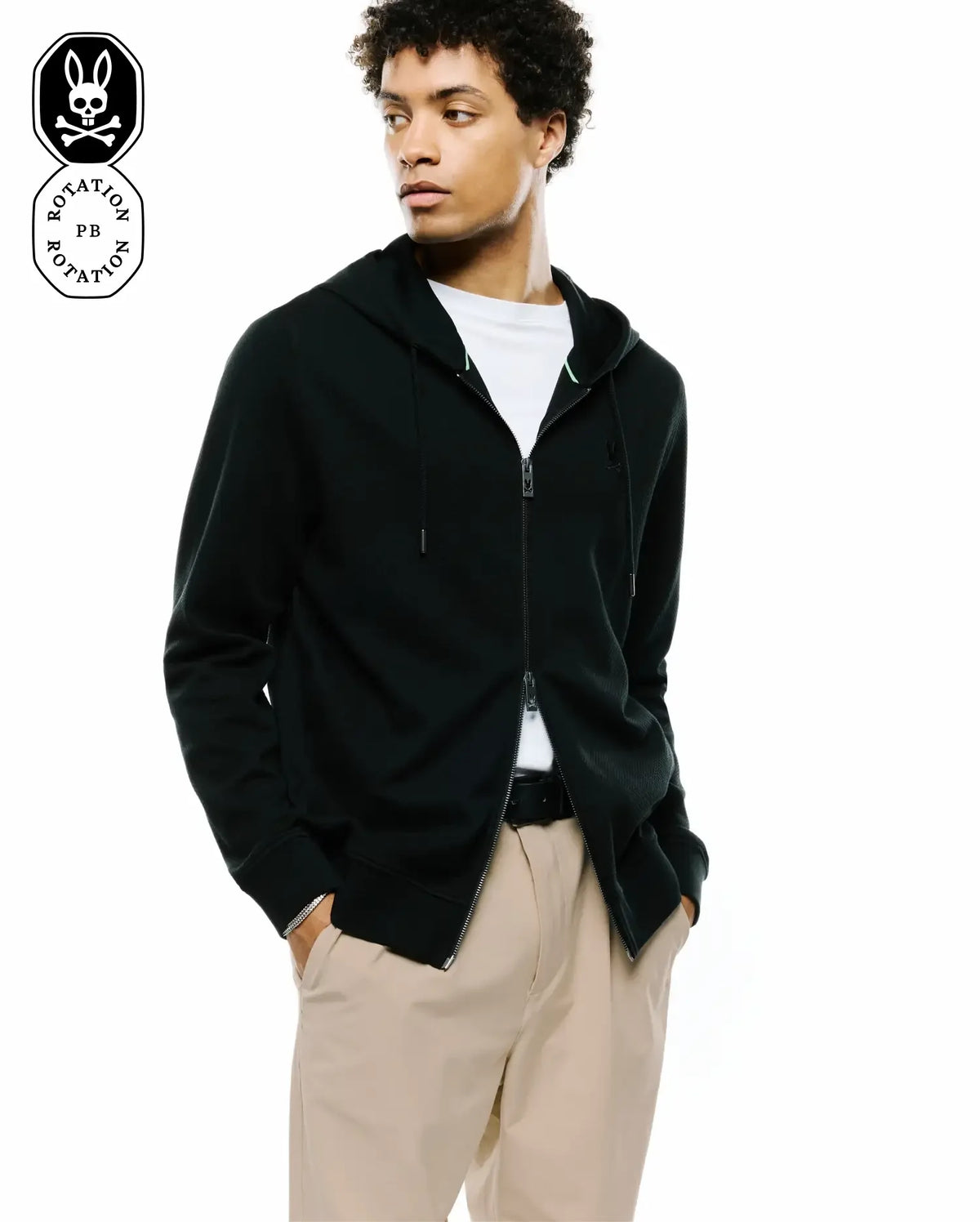 Premium MENS MARC TEXTURED FULL ZIP HOODIE