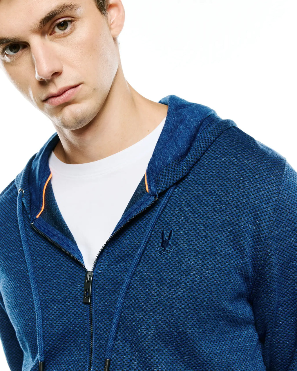 Premium MENS MARC TEXTURED ZIP HOODIE