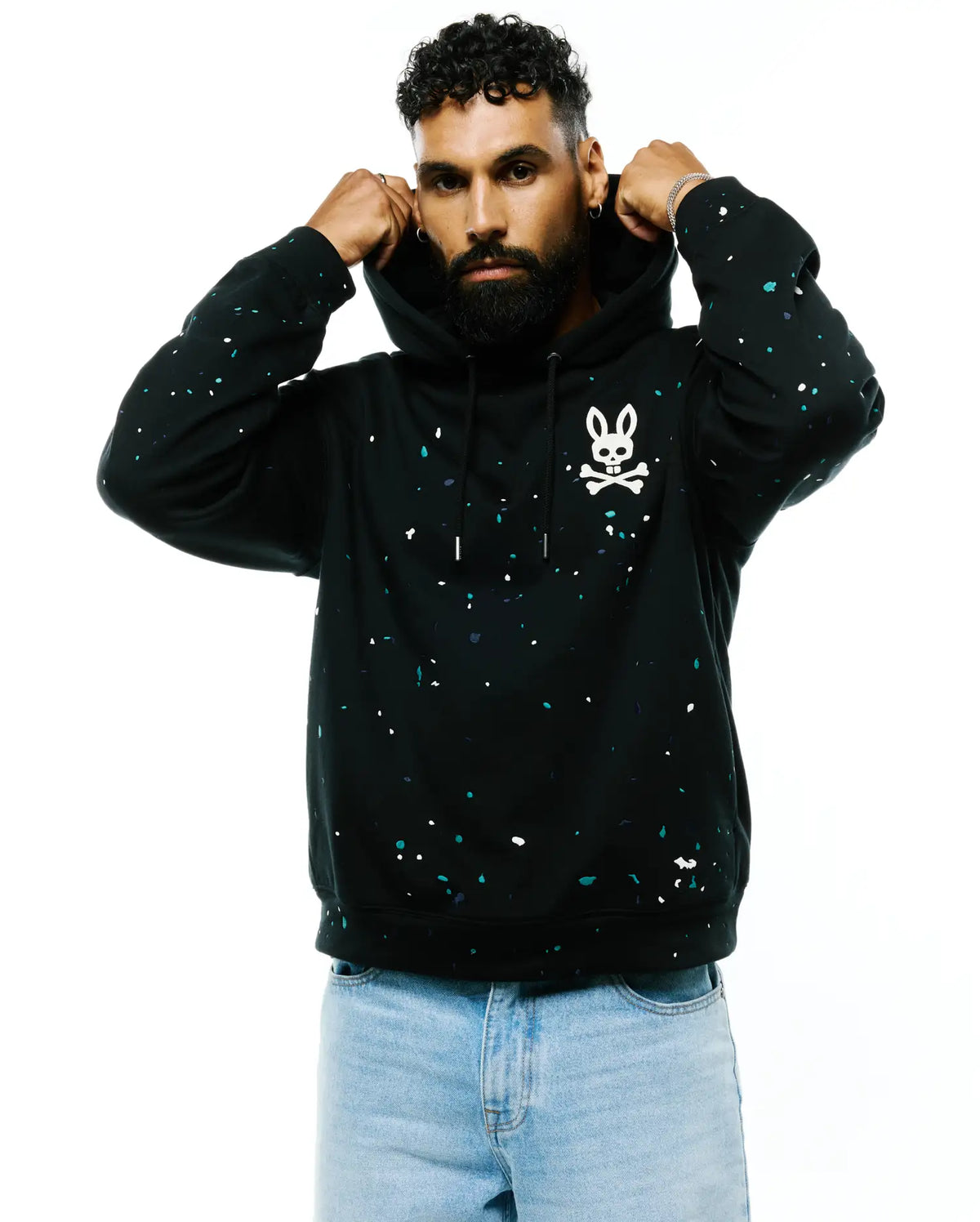 Premium MENS MALCOLM SPLATTER HOODIE