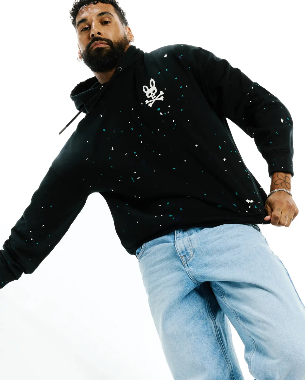 Premium MENS MALCOLM SPLATTER HOODIE