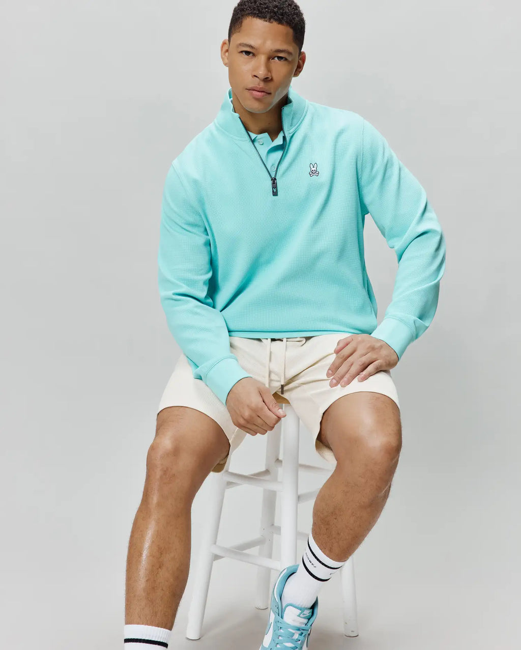 Premium MENS MAXTON WAFFLE 14 ZIP