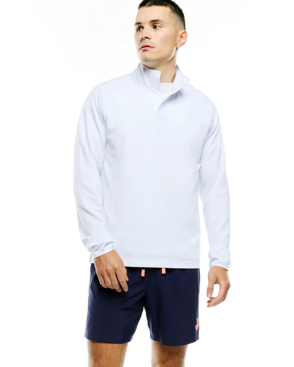 Premium MENS TOMAS WAFFLE MOCK NECK FLEECE