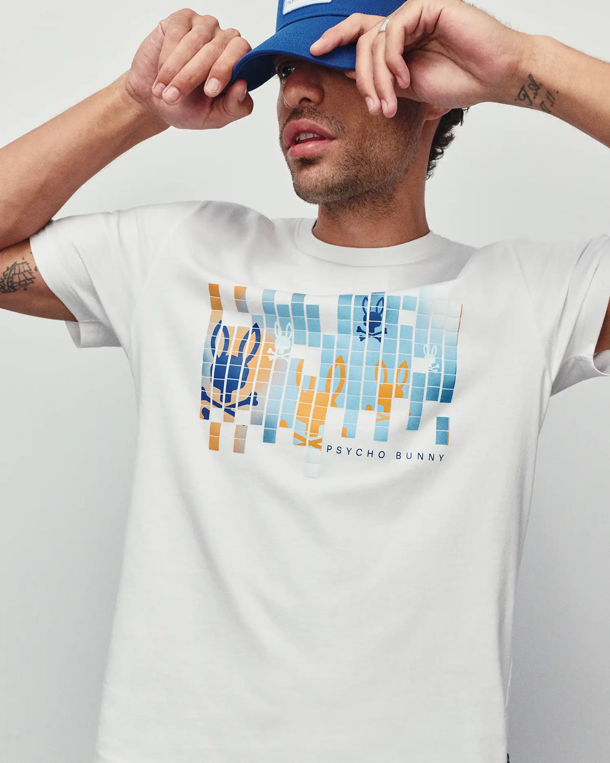 Premium MENS ZANDER PIMA COTTON GRAPHIC TEE