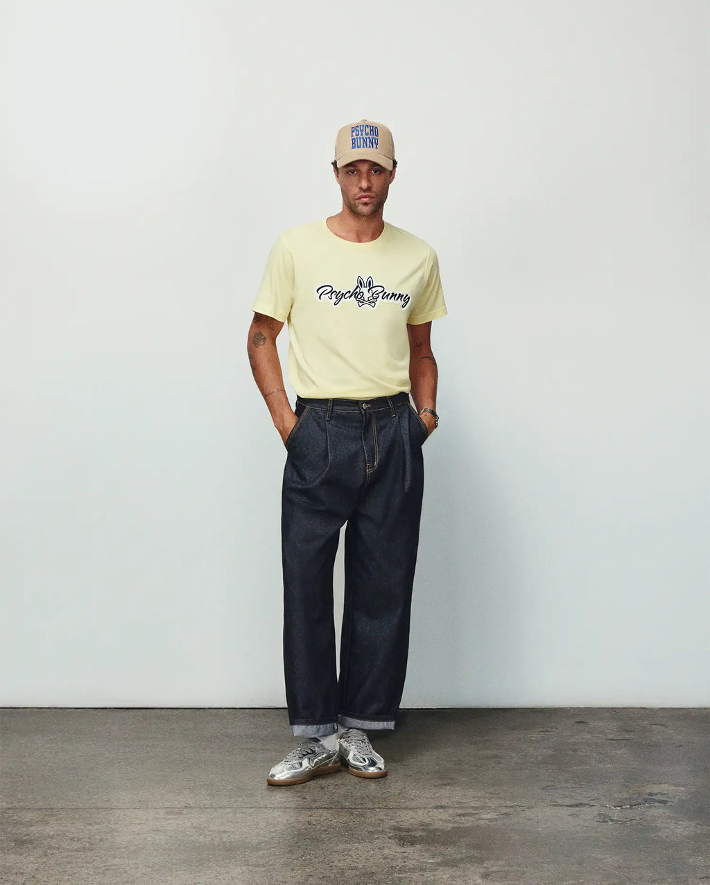 Premium MENS JAYDON PIMA COTTON LOGO TEE