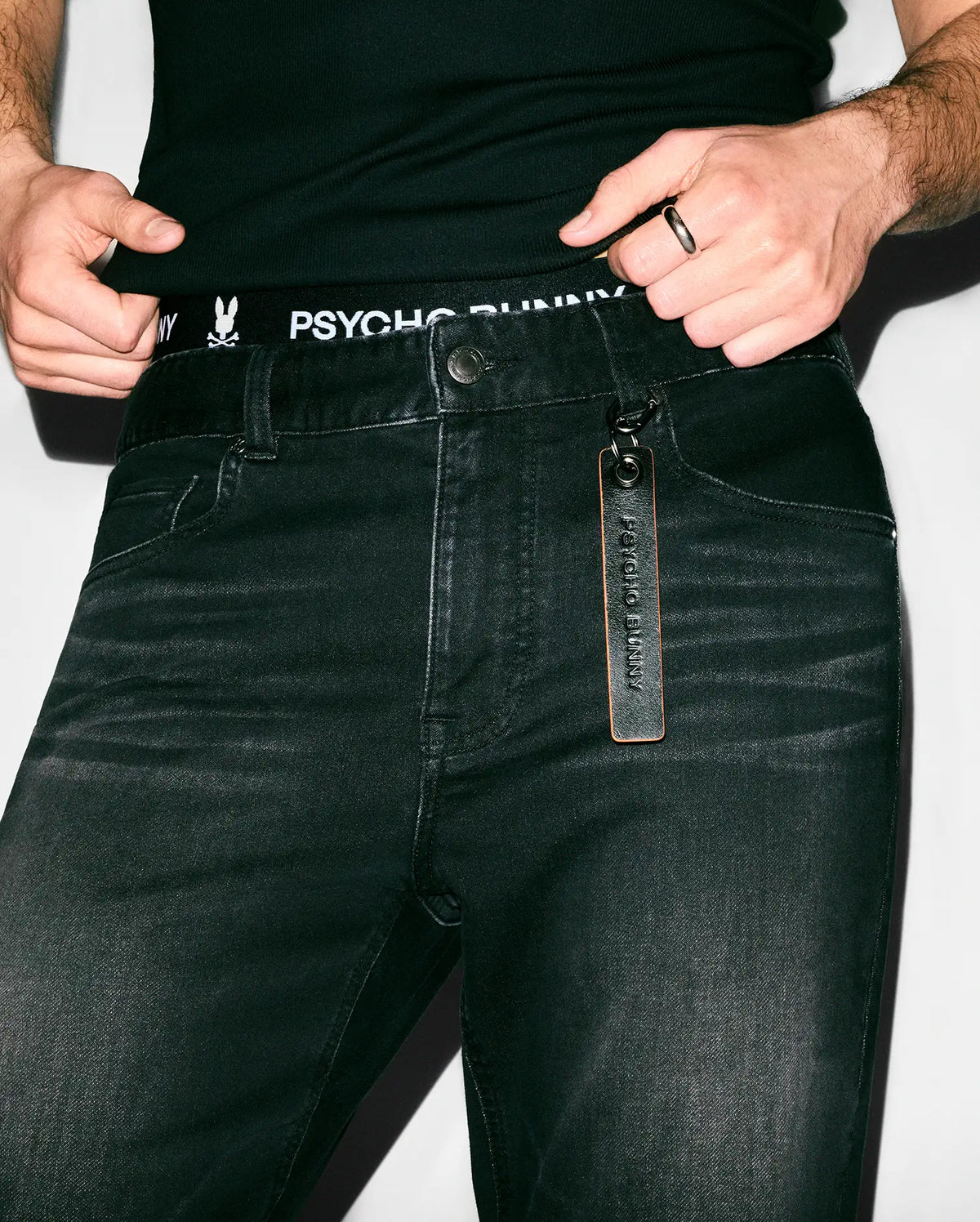 Premium MENS ACE KNIT STRAIGHT LEG DENIM PANT 32 L
