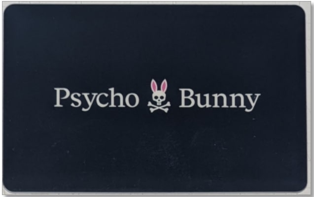 Premium PSYCHO BUNNY BLUE GIFT CARD ENGLISH - PBGCARDE